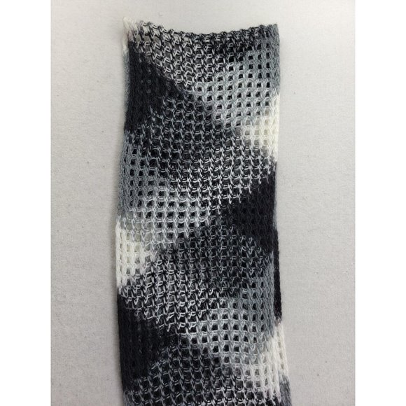 Peruvian Alpaca Handmade Women's Long Rectangle Neck Scarf Open-Knit Fringe Soft - Picture 6 of 7